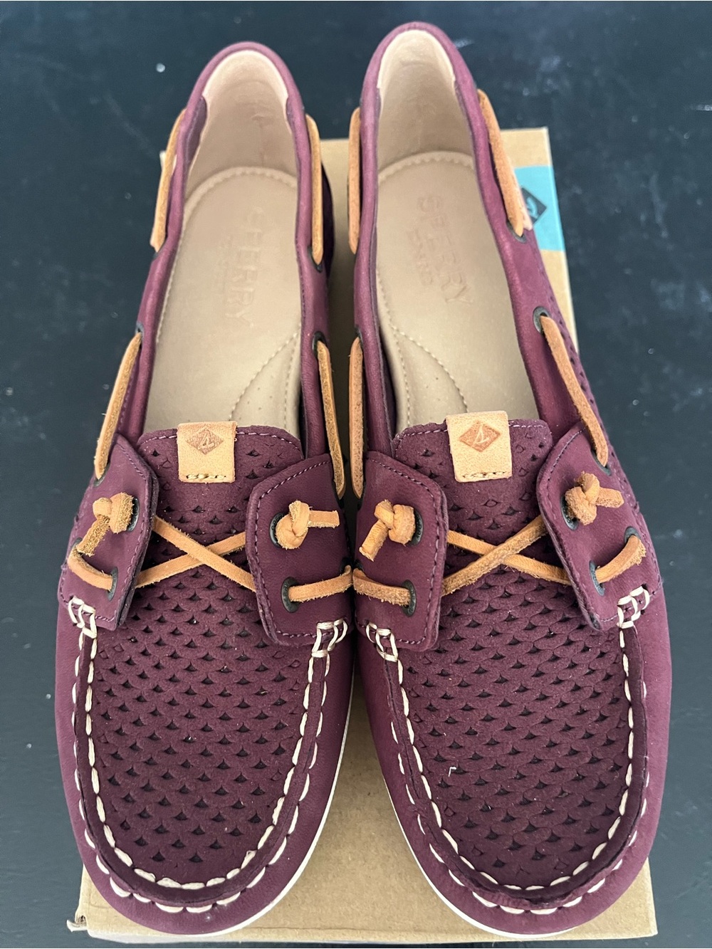 Sperry Women's Grape Boat Shoes NIB Size 8